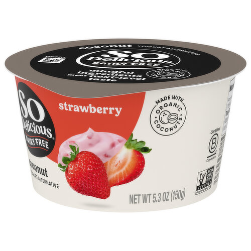 So Delicious Dairy Free Yogurt Alternative, Strawberry, Coconut