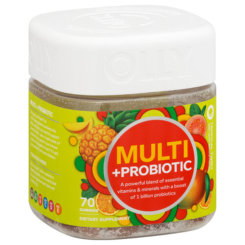 Olly Multi + Probiotic, Tropical Twist, Gummies