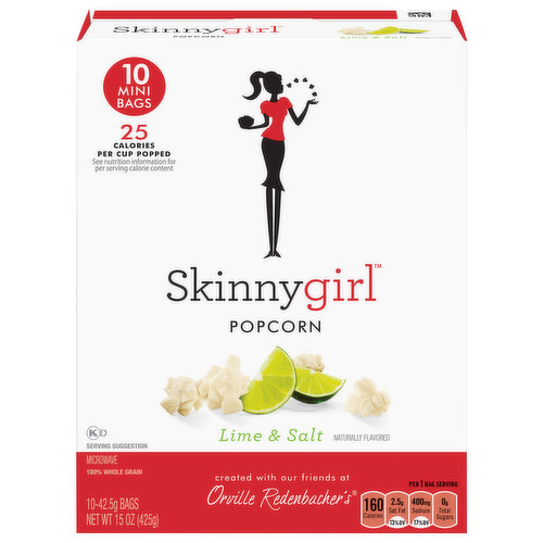 Skinnygirl Lime & Salt Microwave Popcorn