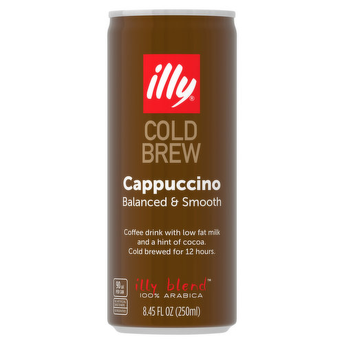 Illy Coffee Drink, Cappuccino, Cold Brew
