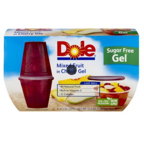 dole jello fruit cups