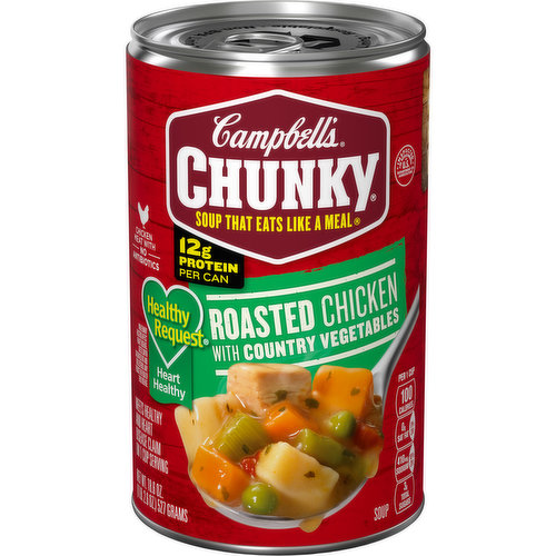 Campbell's® Chunky® Healthy Request® Roasted Chicken Soup with Country Vegetables