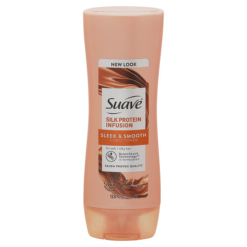 Suave Conditioner, Sleek & Smooth, Silk Protein Infusion