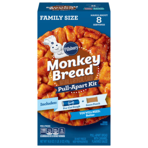 Pillsbury Pull-Apart Kit, Monkey Bread, Family Size