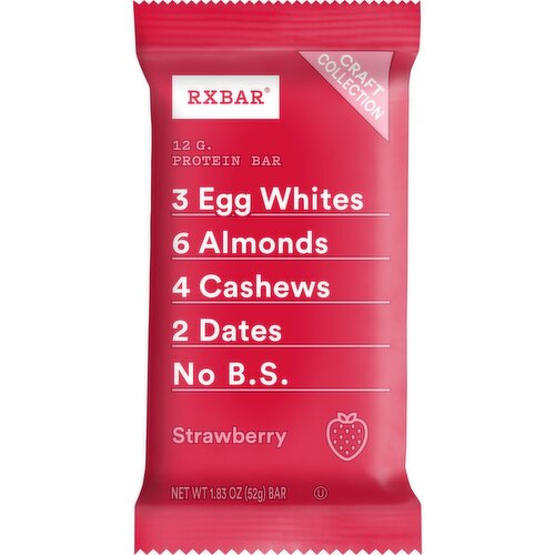 Rxbar Protein Bars, Strawberry