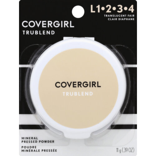 CoverGirl TruBlend Pressed Powder, Mineral, Translucent Fair l1-4