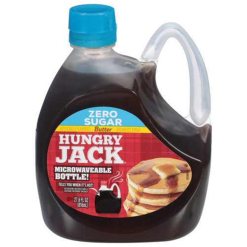 Hungry Jack Breakfast Syrup, Zero Sugar, Butter