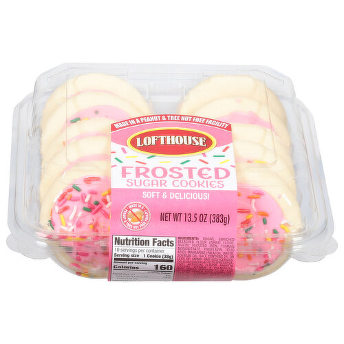 Lofthouse Sugar Cookies, Frosted