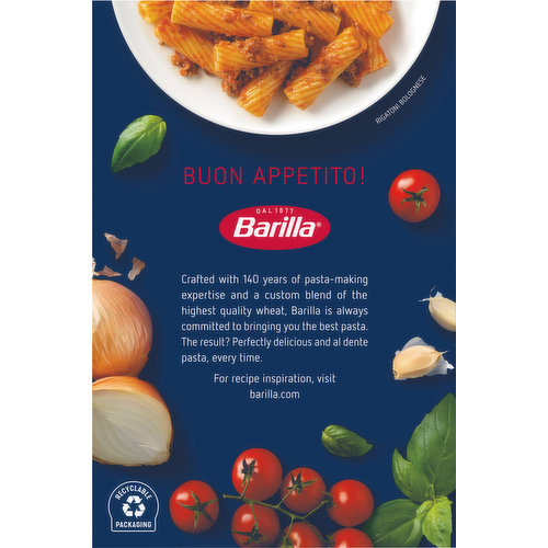 Barilla Blue Box Rigatoni Non-GMO Certified and Kosher Pasta, 16 oz - Foods  Co.