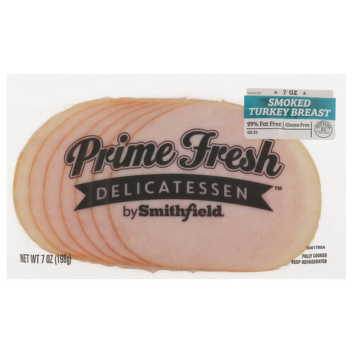 Smithfield Delicatessen Turkey Breast, Smoked, Prime Fresh