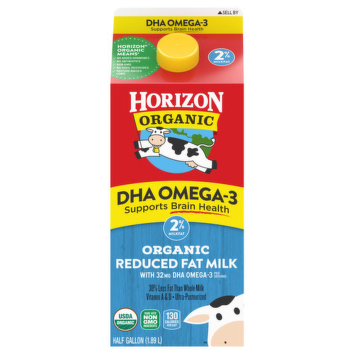 Horizon Organic Milk, Organic, Reduced Fat