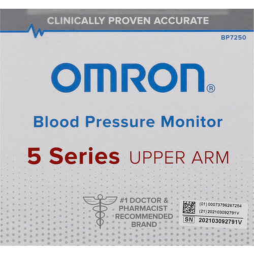 Omron 5 series BP7250 UPPER ARM Blood Pressure Monitor BLUETOOTH