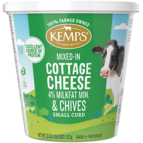 Kemps 4% Chive Cottage Cheese