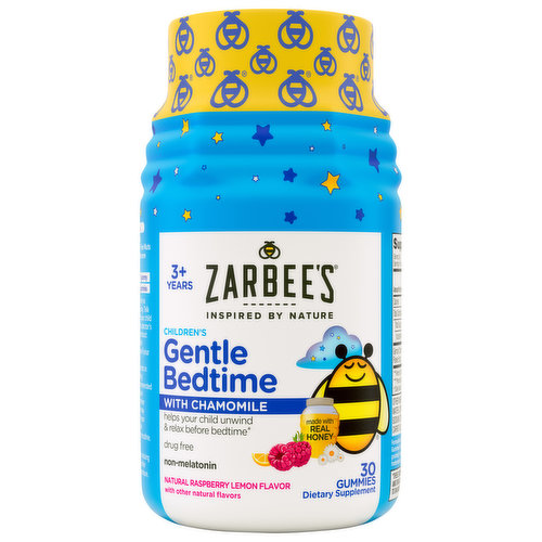 Zarbee's Gentle Bedtime, with Chamomile, Raspberry Lemon Flavor, Children's