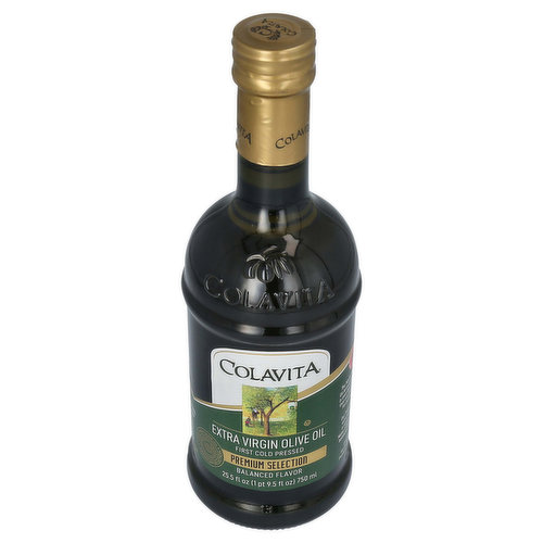 Colavita Olive Oil, Extra Virgin, Premium Selection, Balanced Flavor