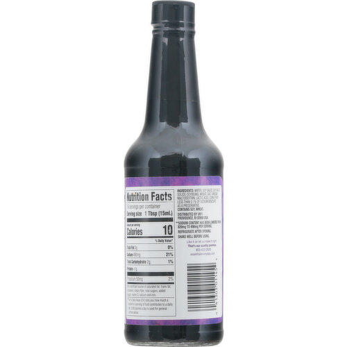 Essential Everyday Soy Sauce, Less Sodium