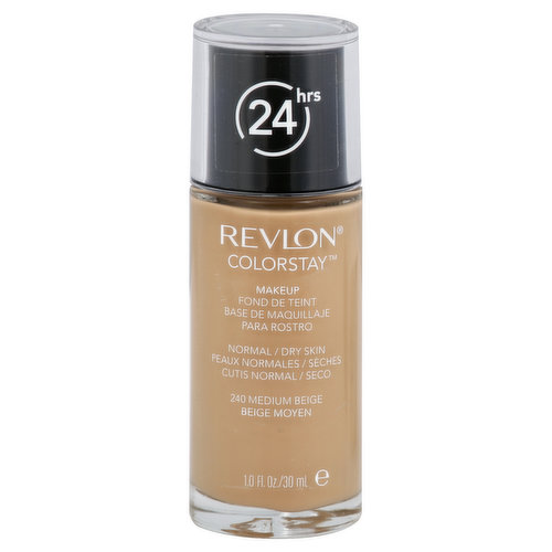 Revlon ColorStay Makeup, Natural Finish, Medium Beige 240, SPF 20