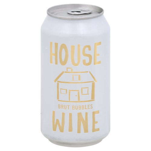 House Wine Carbonated Wine, Brut Bubbles