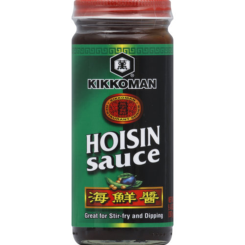 Great for stir-fry and dipping. Hoisin Sauce, a well-accepted Asian condiment with a sweet-smoky flavor can be brushed on meats and poultry while grilling or broiling, or used for dipping.