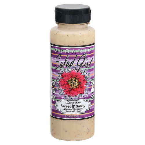 Salad Girl Organic Dressing, Dairy Free, Sweet & Sassy