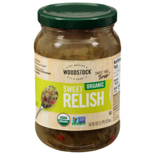 Woodstock Sweet Relish, Organic