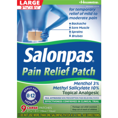 Pain Relief Patches, Lower Back Pain Relief Products, Relief Back