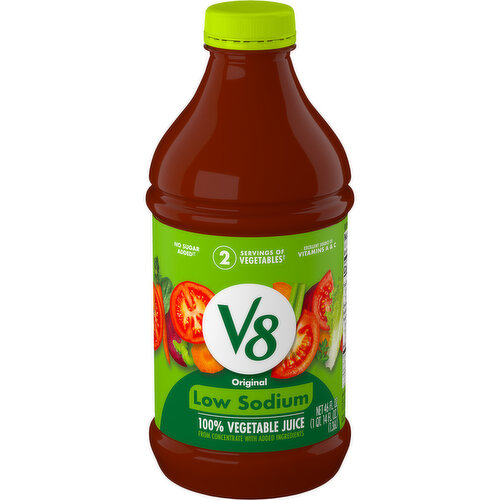 V8® Original Low Sodium 100% Vegetable Juice