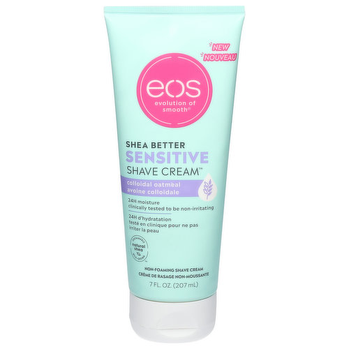 EOS Shea Better Shave Cream, Colloidal Oatmeal, Sensitive