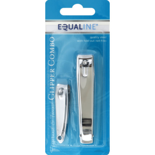 Quality steel with fold-out nail files. The savvy choice. Precision-ground cutting edges to provide clean, even cuts. Lever has convenient thumb pad for easy handling. Made in China.