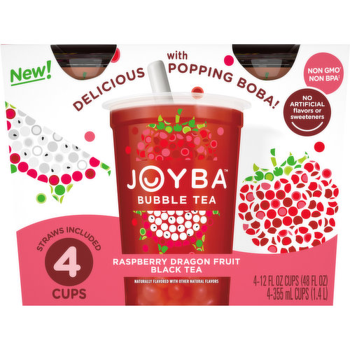 JOYBA® Bubble Tea Strawberry Lemonade Green Tea