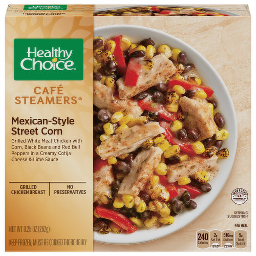 Healthy Choice Cafe Steamers Street Corn, Mexican-Style