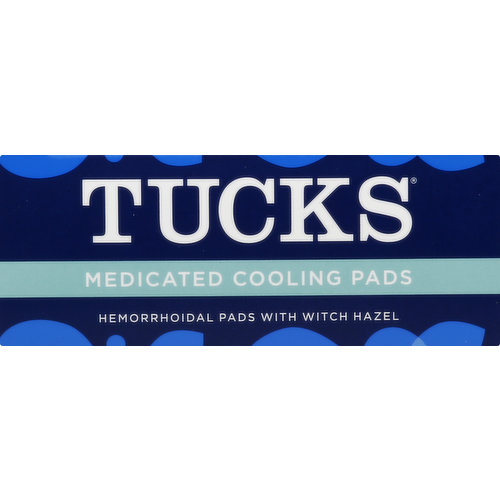 TUCKS Medicated Cooling Pads 100 Each –