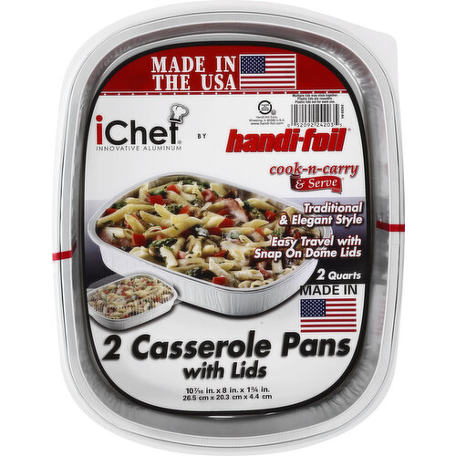 Handi-Foil Cook-n-Carry Cake Pans & Lids