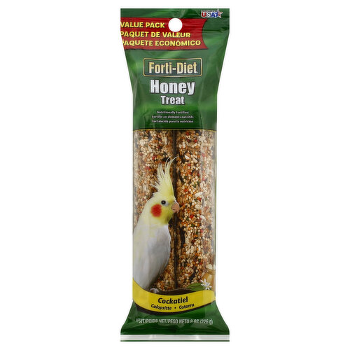 Forti-Diet Honey Treat, Cockatiel, Value Pack