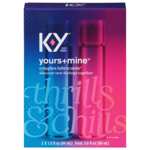 K-Y Yours+Mine Couples Lubricants