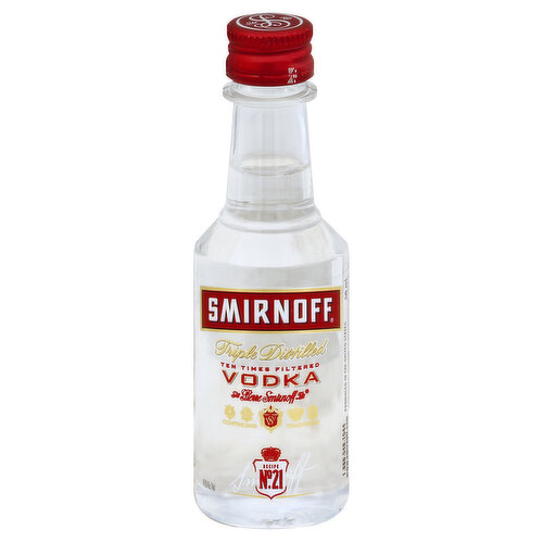 smirnoff vodka bottle