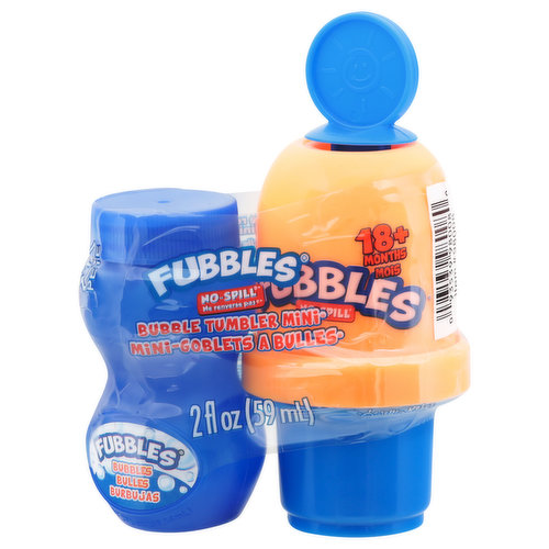 Fubbles No-Spill Bubble Tumbler, Mini