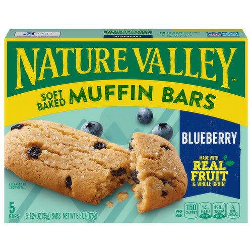 Nature Valley Muffin Bars, Blueberry, Soft Baked