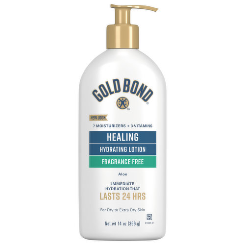 Gold Bond Hydrating Lotion, Healing, Fragrance Free