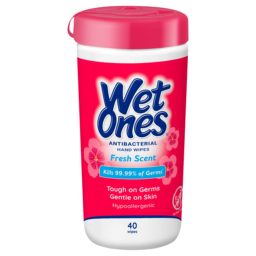 Wet Ones Hand Wipes, Antibacterial, Fresh Scent