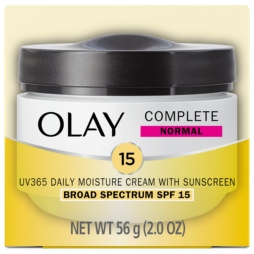 Olay Complete Moisture Cream, Normal, Broad Spectrum SPF 15