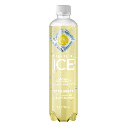 Sparkling Ice Sparkling Water, Zero Sugar, Classic Lemonade Flavored