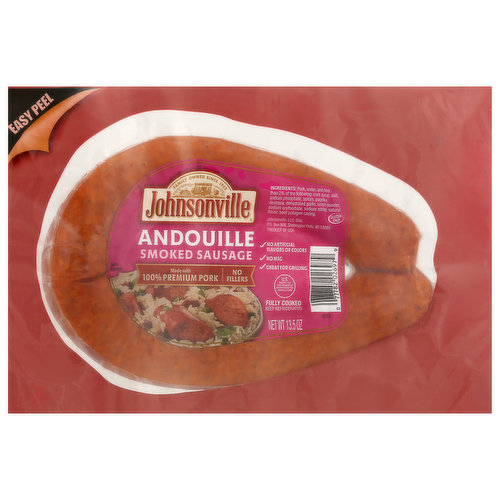 Johnsonville Sausage, Andouille, Smoked