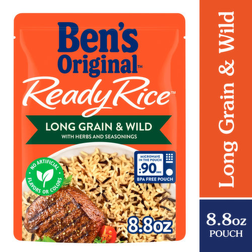 Ben's Original Ready Rice Rice, Long Grain & Wild
