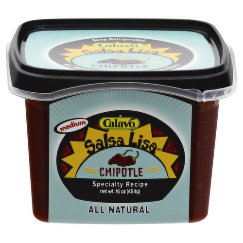 Calavo Salsa Lisa, Chipotle, Medium