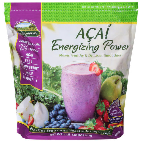 Campoverde Fruit and Vegetable, Pre-Cut, Energizing Power