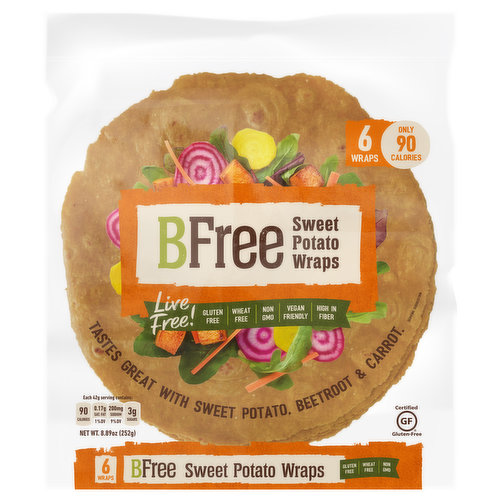 BFree Wraps, Sweet Potato