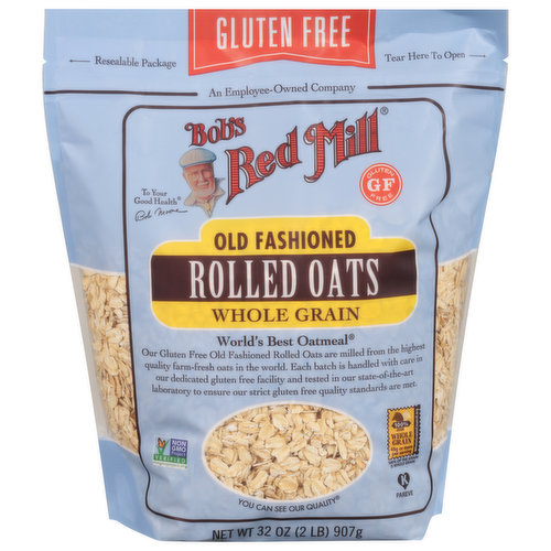Bob's Red Mill Rolled Oats, Whole Grain, Old Fashioned