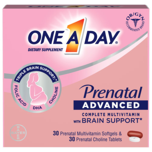 One A Day Multivitamin, Complete, Advanced, Prenatal