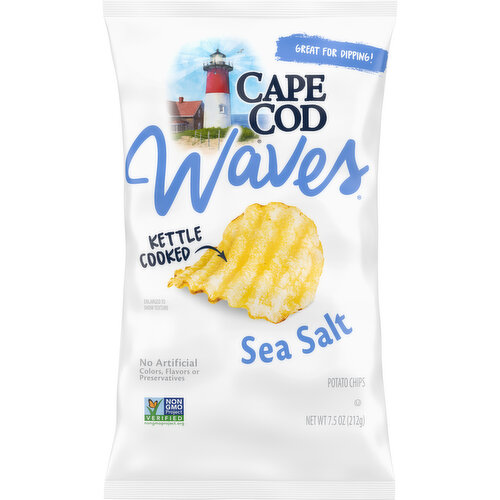 Cape Cod® Waves Sea Salt Waves Kettle Cooked Potato Chips